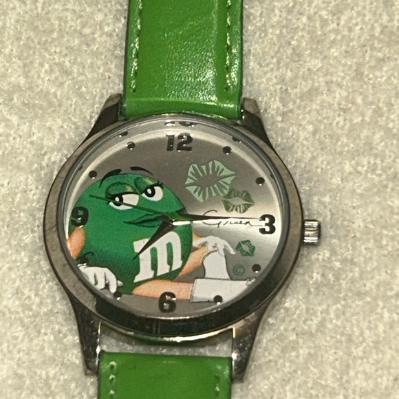 Green M&M Vintage Character Watch Stainless Steel - Picture 2 of 6